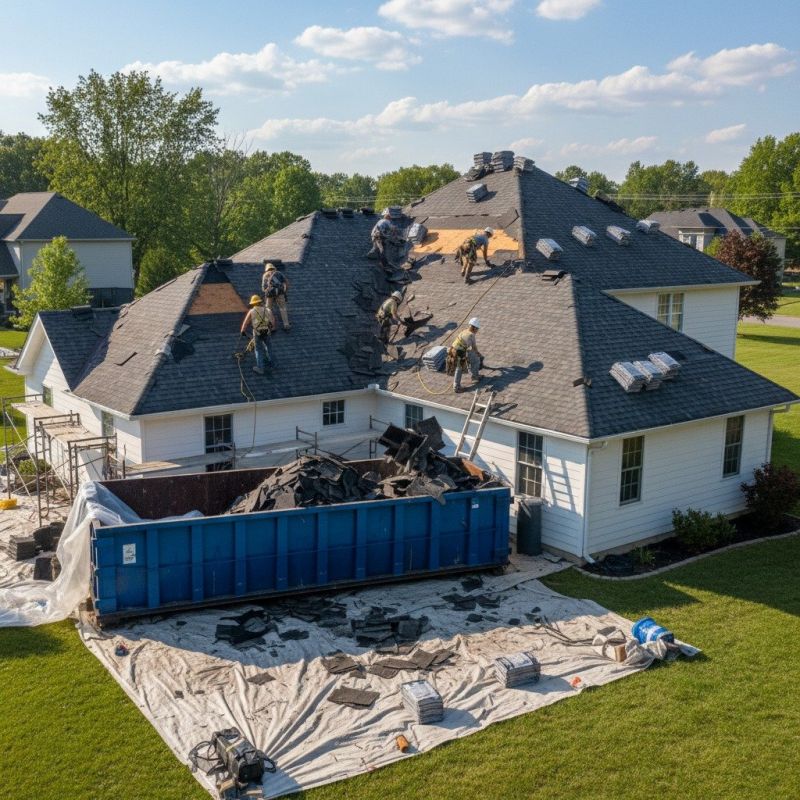 Asphalt Roof Replacement in Manchester, NH