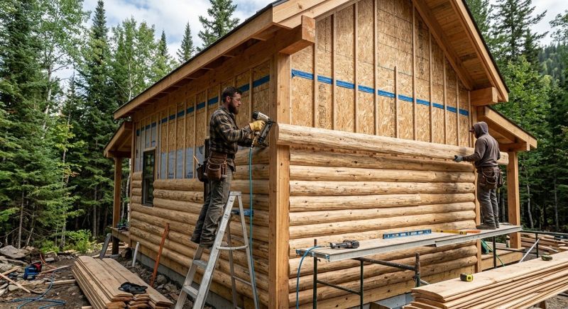 Log Home Siding Installation in Fairfield County, CT