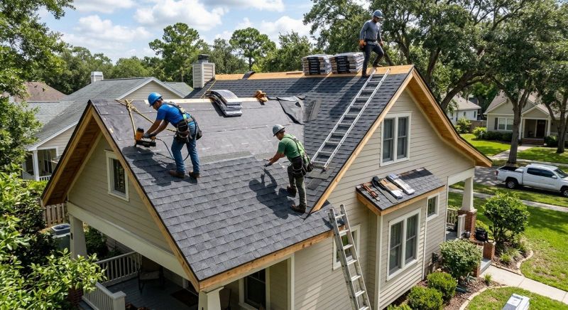 Asphalt Shingle Roof Installation in Worcester, MA