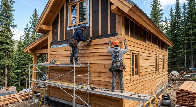Cabin Siding Installation in Boston, MA