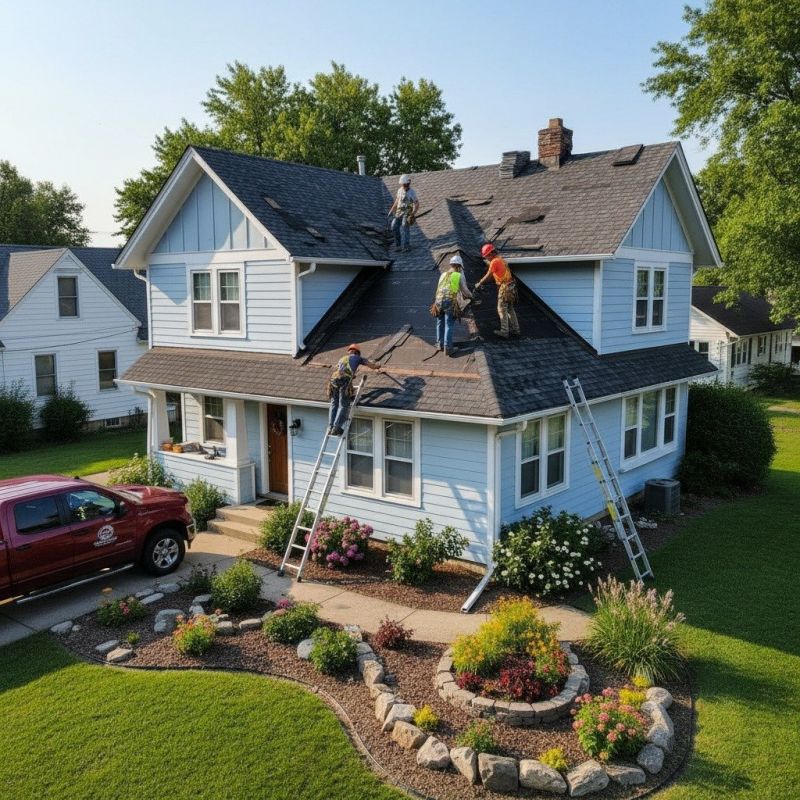 Damaged Roof Replacement in Fredericksburg, VA