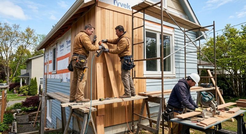Hardwood Siding Installation in Boston, MA