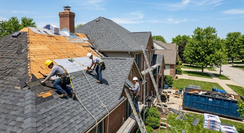 Leaky Roof Replacement in Worcester, MA