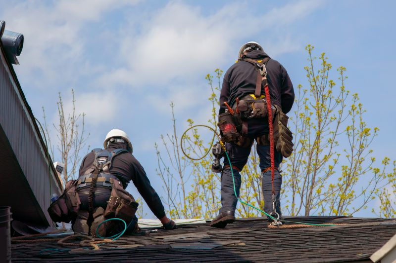 Close-up of Roof Flashings
