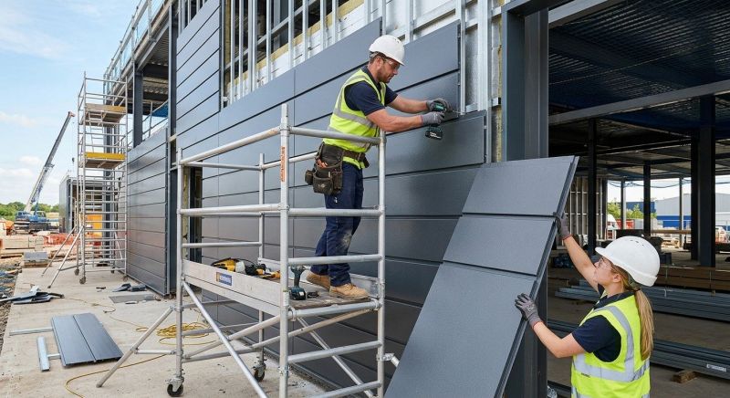 Steel Cladding Installation in Boston, MA