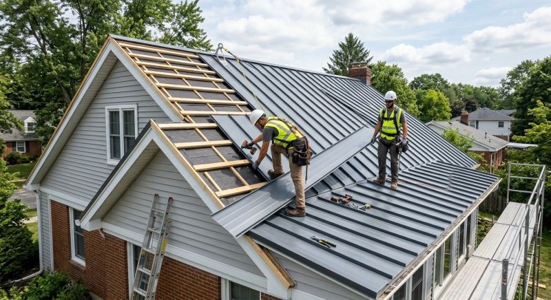 Steel Roof Installation in Fredericksburg, VA