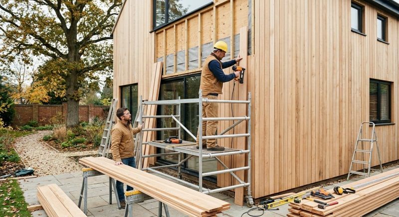 Wood Plank Siding Installation in Boston, MA