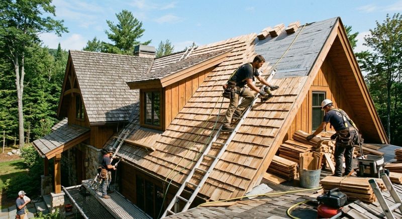 Wood Shake Roof Replacement in Alexandria, VA